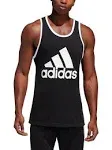 Adidas Men’s Badge of Sport Classic Tank Black/White NWT