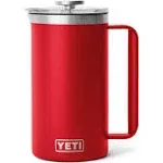 Rambler 34 oz French Press-Rescue Red