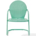 Crosley Griffith Metal Outdoor Chair - Aqua