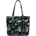 Vera Bradley Women&#039;s Cotton Vera Tote Bag Island Garden - Recycled Cotton One...