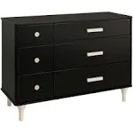 Babyletto - Lolly 6 Drawer Double Dresser Black / Washed Natural