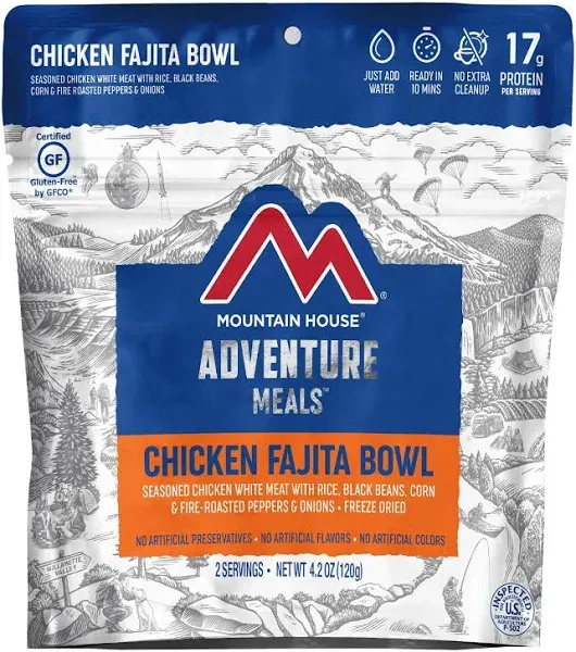 Mountain House Chicken Fajita Bowl