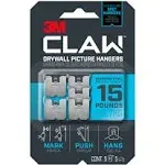 3M Claw 15 lb. Drywall Picture Hanger with Spot Markers 5 Pack