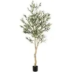 6 ft. Green Olive Artificial Tree