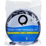 Prinsco Plastic Discharge Hose Kit 1-1/4 in. D x 24 ft. L