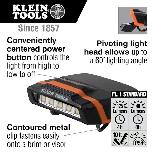 Klein Tools Cap Visor LED Light 56402