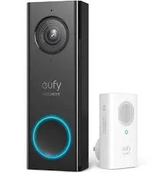 eufy Security WiFi Video Doorbell 2K Camera Smart Phone Door Ring Wireless Chime