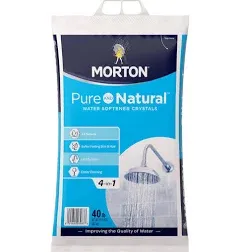 Morton Pure and Natural Water Softener Salt Crystals