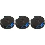 Greenworks .065-Inch Dual Line String Trimmer Replacement Spool - 29242 (3-pack)