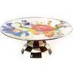 MacKenzie-Childs Flower Market Pedestal Platter