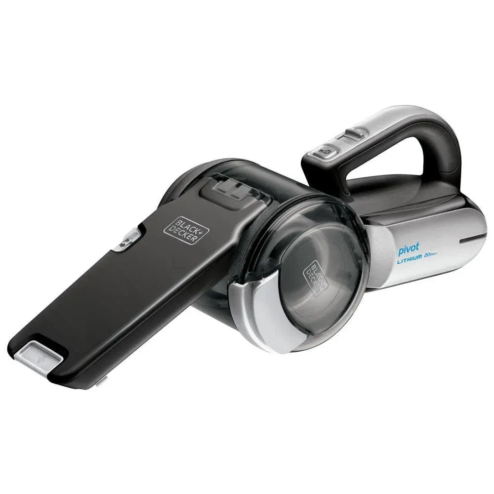 BLACK+DECKER 20V MAX* Lithium Pivot Hand Vacuum Black BDH2000PLA