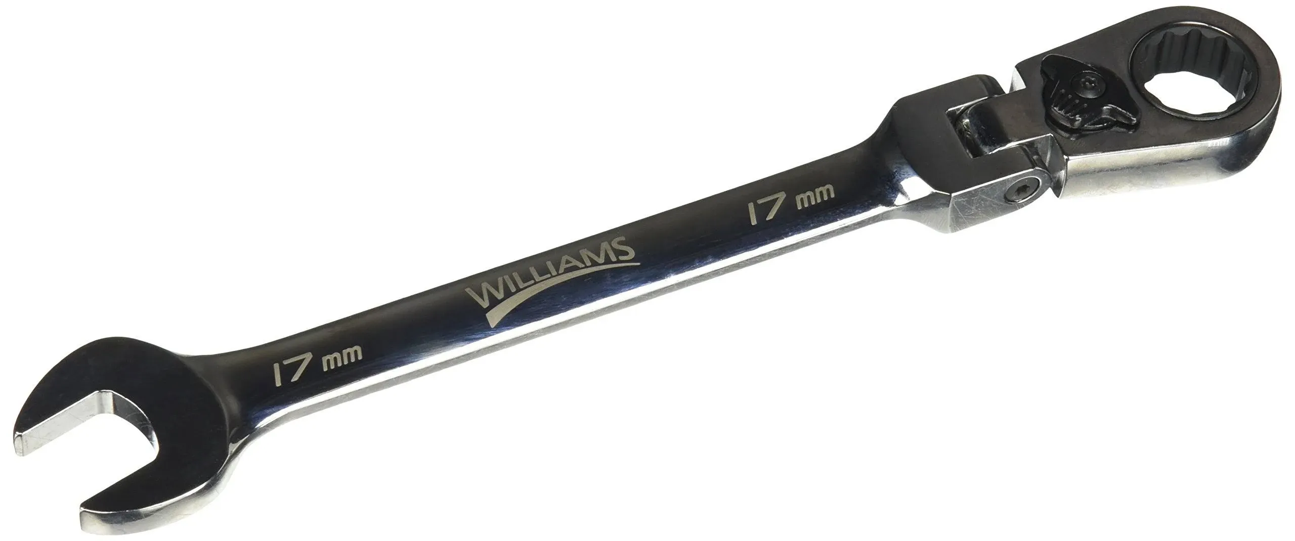 Williams 1217MRCF 17mm Flex Head Reversible Ratcheting Combination Wrench 12-Point