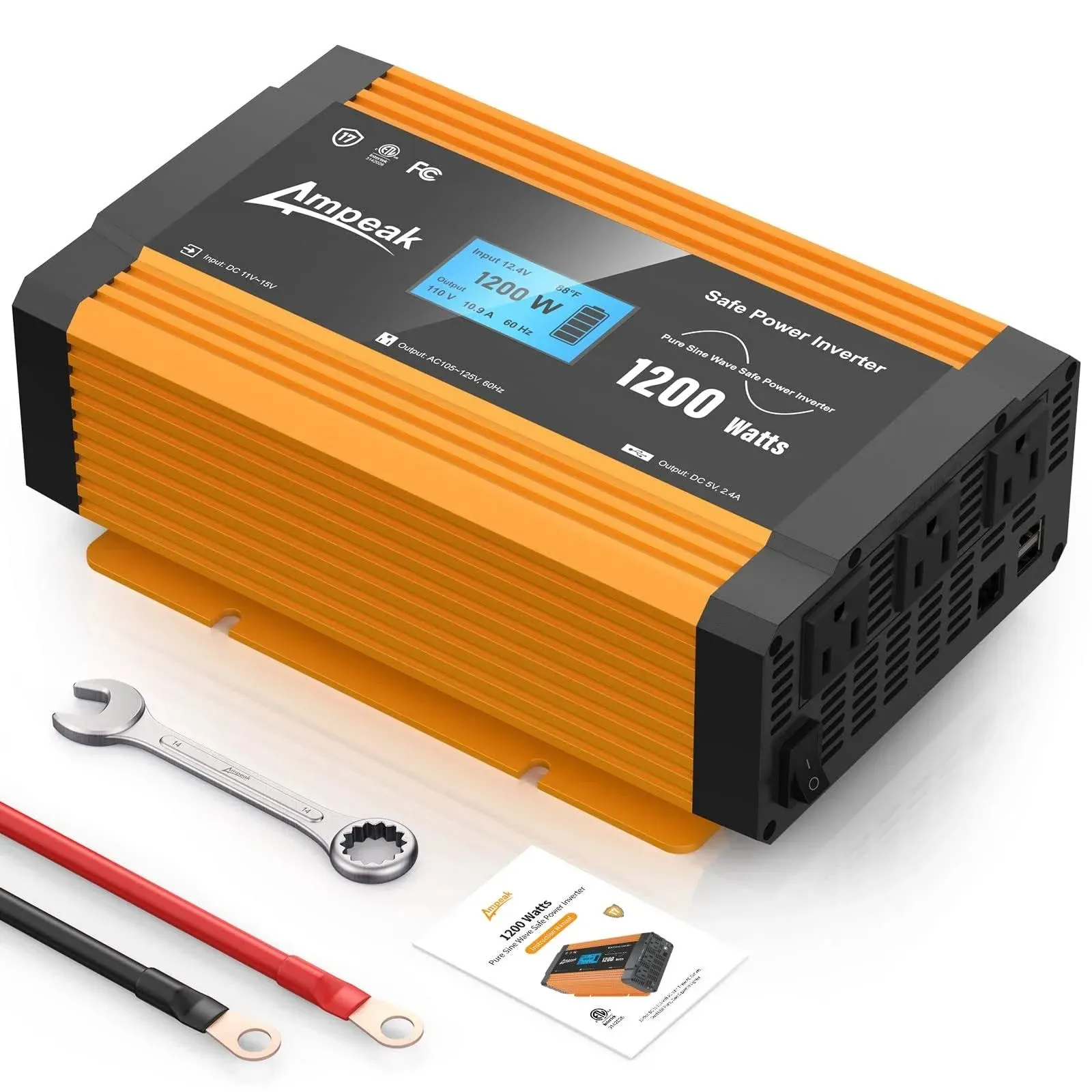 Ampeak Car Power Inverter 200W