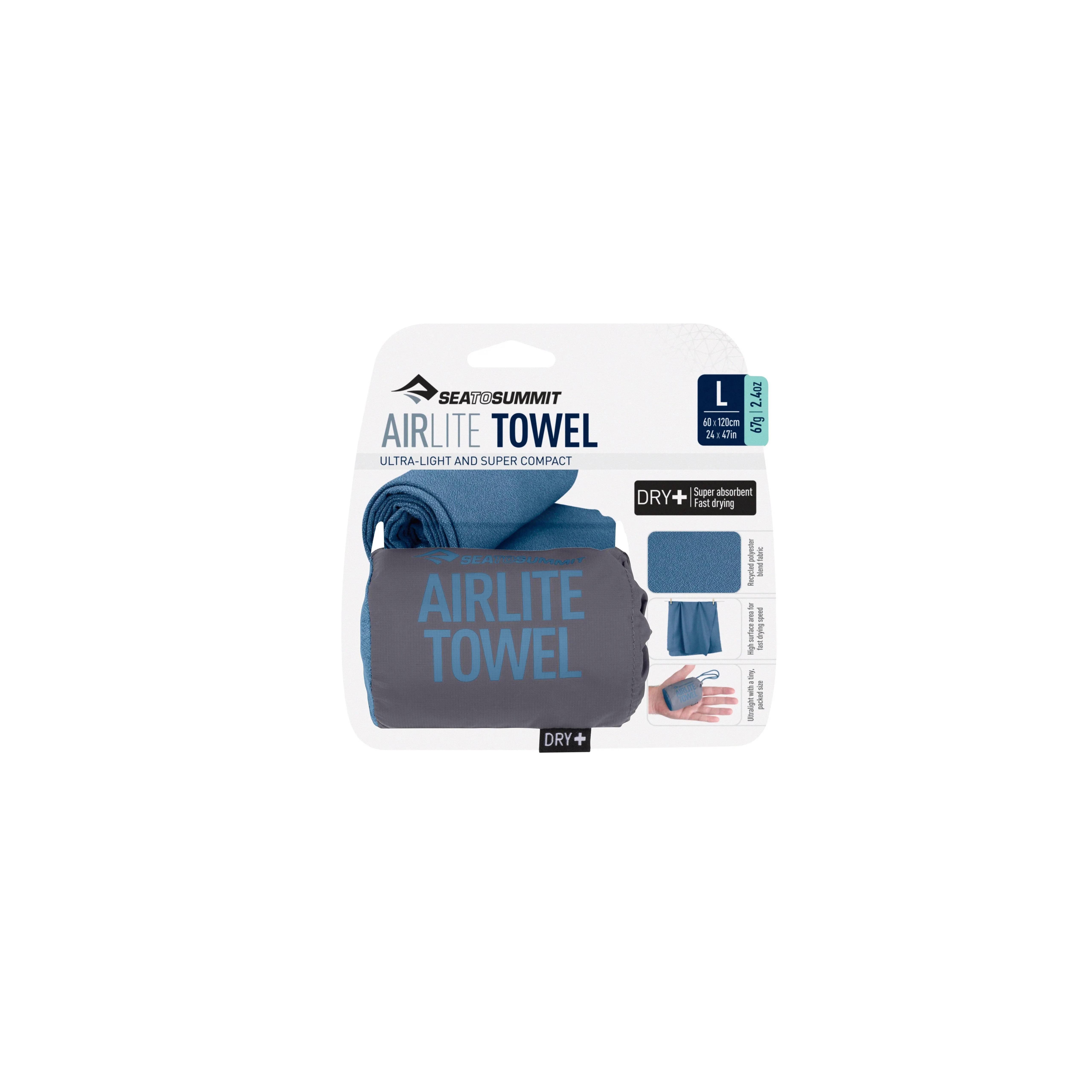 Sea To Summit Airlite Towel - Medium - Moonlight Blue