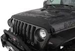 Jeep Aeroskin II Hood Protector; Textured Black Wrangler 436148