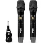 Gemini GMU-M200 Dual HandHeld Wireless UHF Microphone System