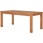 Tiburon 71" Dining Table - Solid Acacia Wood, Easy Assembly