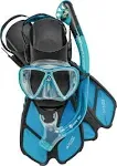 Cressi Bonete Pro Dry Snorkel Set