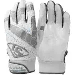 Louisville Slugger Adult Genuine V2 Batting Gloves Team White L