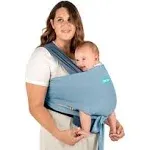 Moby Easy Wrap Baby Carrier - Sea Spray Blue