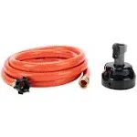 Camco RhinoFLEX Clean Out Hose w/ Rinser Cap - 10' 22999