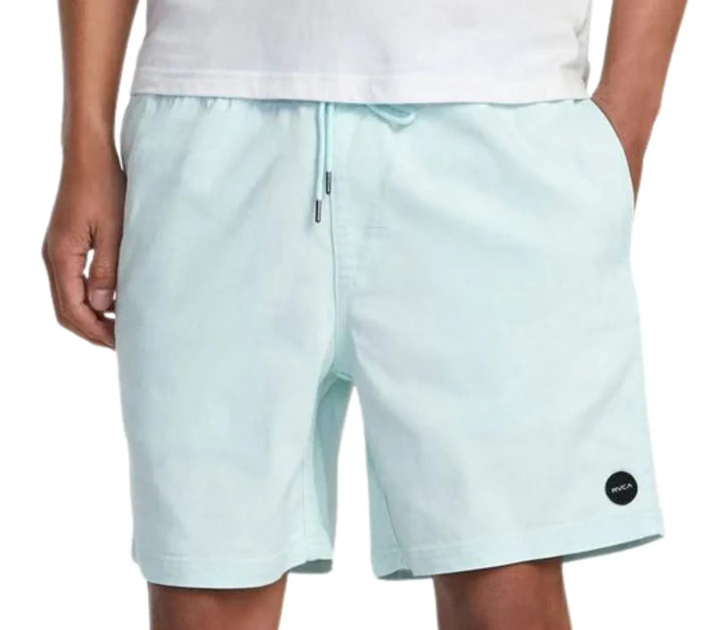 RVCA Escape Elastic Short - Men's Light Blue, XL