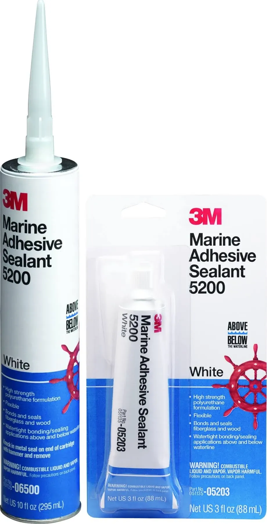 3M 5200 Marine Adhesive Sealant 3 oz - White