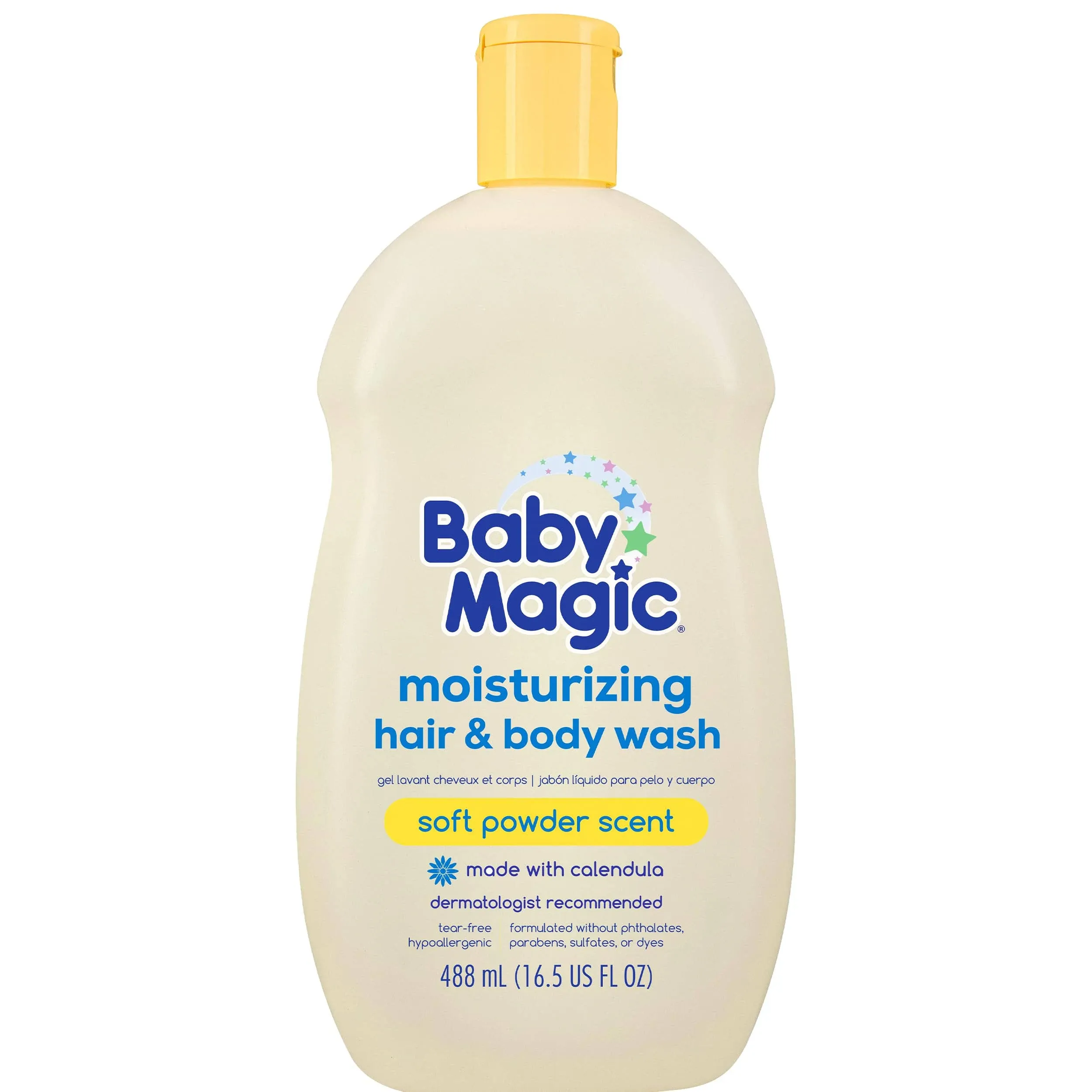 Moisturizing Hair &amp; Body Wash, Soft Powder , 16.5 fl oz (488 ml)