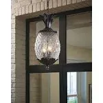 Acclaim Lanai 3-Light Outdoor Hanging Lantern - Matte Black - 7516BK