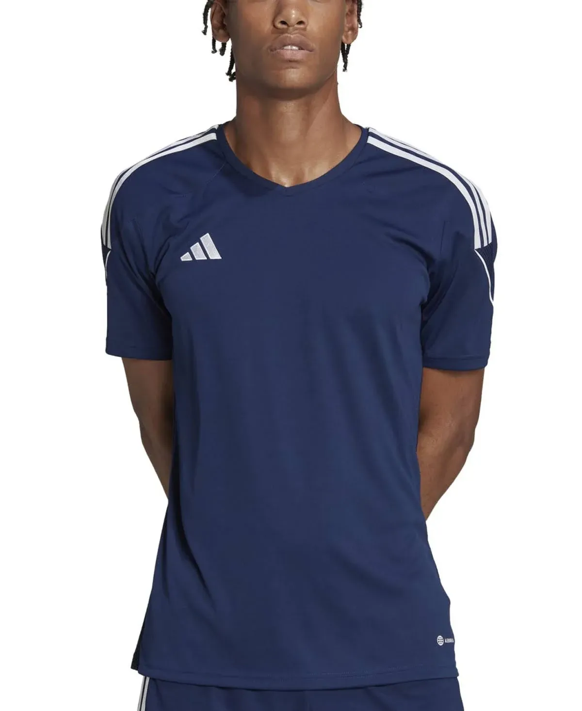 Adidas Men's Tiro 23 League Jersey, Small, Team Navy Blue/White