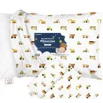 KeaBabies Printed Toddler Pillowcase 13X18" in Construction 