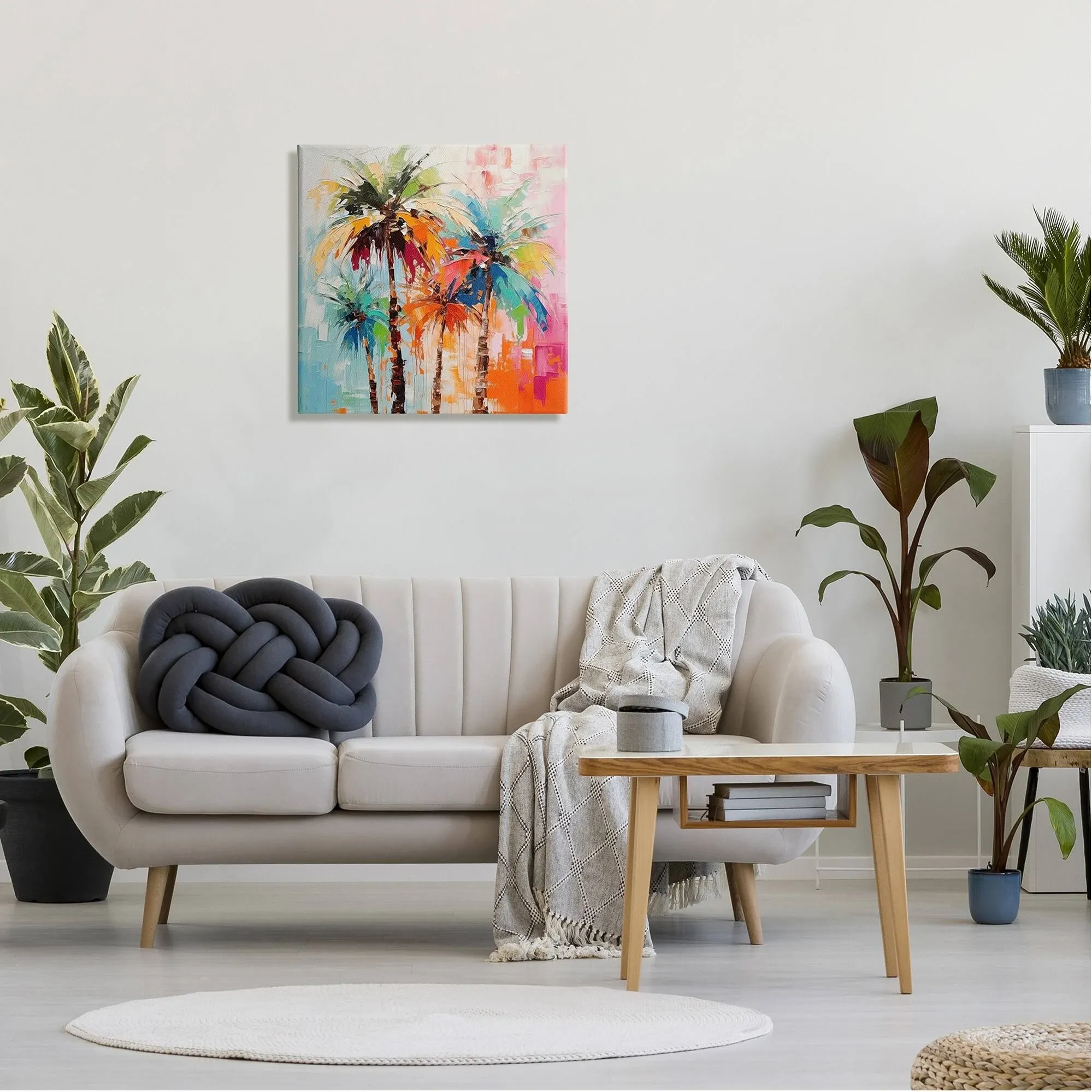 Stupell Industries Abstract Palm Tree Painting Canvas Wall Art by Irena Orlov