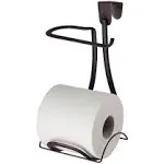 iDesign Axis Metal Toilet Paper Holder, Over the Tank Tissue Organizer for Bathroom Storage, 6" x 6.2" x 11", Bronze