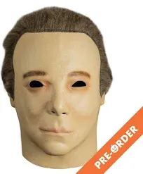 Adults Don Post Studios&#8482; 1975 Overhead Face Mask with Brown Hair - One Size