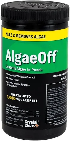 CrystalClear Algae-Off 2.5 lbs