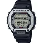 Casio MWD-110H-1A Illuminator Black Digital Resin Casual Date Sports Men&#039;s Watch