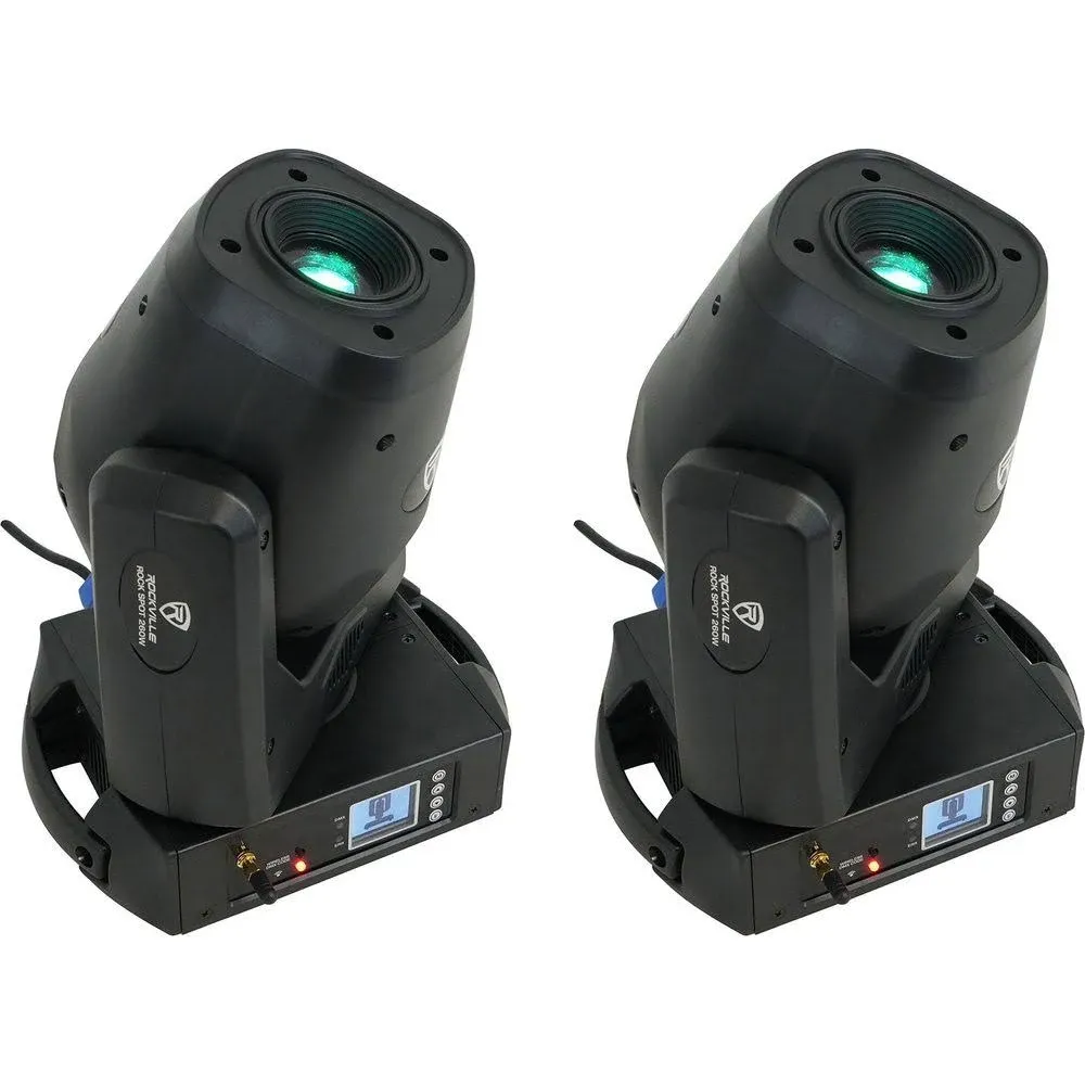 Rockville ROCK Spot 260W DJ Moving Head Spot Wireless DMX