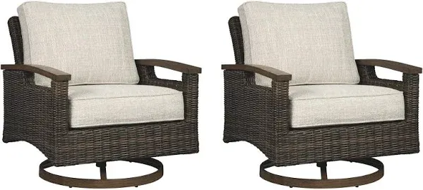 Ashley Paradise Trail Swivel Lounge Chair