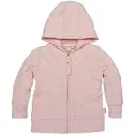 Organic Cotton Quilted Baby Jacket - Pink