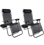 Lavish Home Zero Gravity Lounge Chairs (Set of 2)