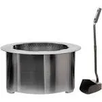 US stove USSLP31 smokeless wood burning fire pit with ash shovel – 31 inch