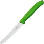 Victorinox Swiss Classic 4 1/2" Serrated Knife Green