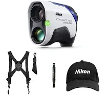 Nikon CoolShot Pro II 6x21 Stabilized Laser Rangefinder with Accessory Bundle