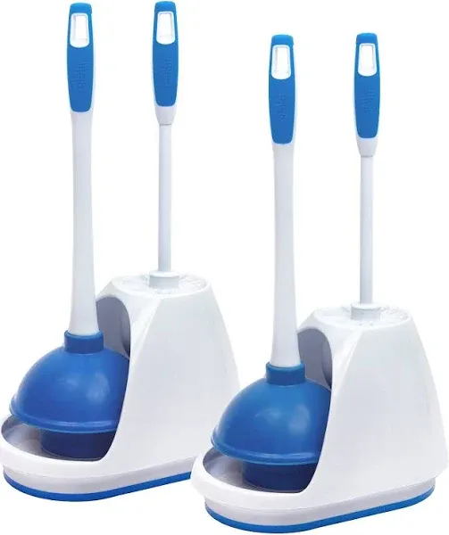 Mr. Clean Turbo Plunger and Bowl Brush Caddy Set