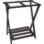 Casual Home 102-28 Luggage Rack with Shelf - Honey Oak