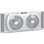 Cool-living 9-Inch Twin Window Fan with Reversible Airflow Control