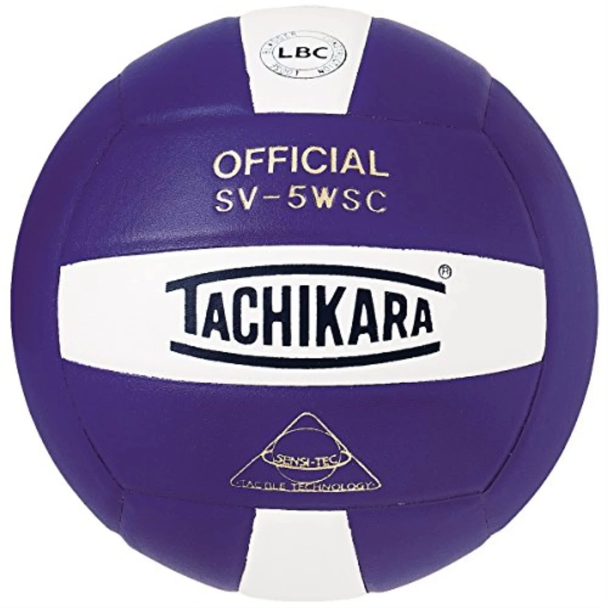 Tachikara Composite Volleyball: SV5WSC Purple/White