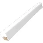 Dock Edge + 1022-F Piling/Post Bumper, 6', White, PVC, 2x4 Mount,