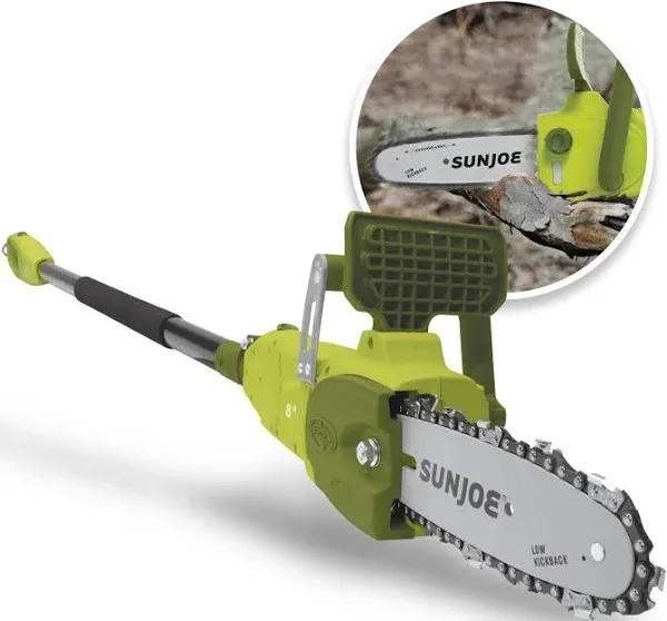 Sun Joe SWJ806E 2-in-1 Electric Convertible Pole Chain Saw