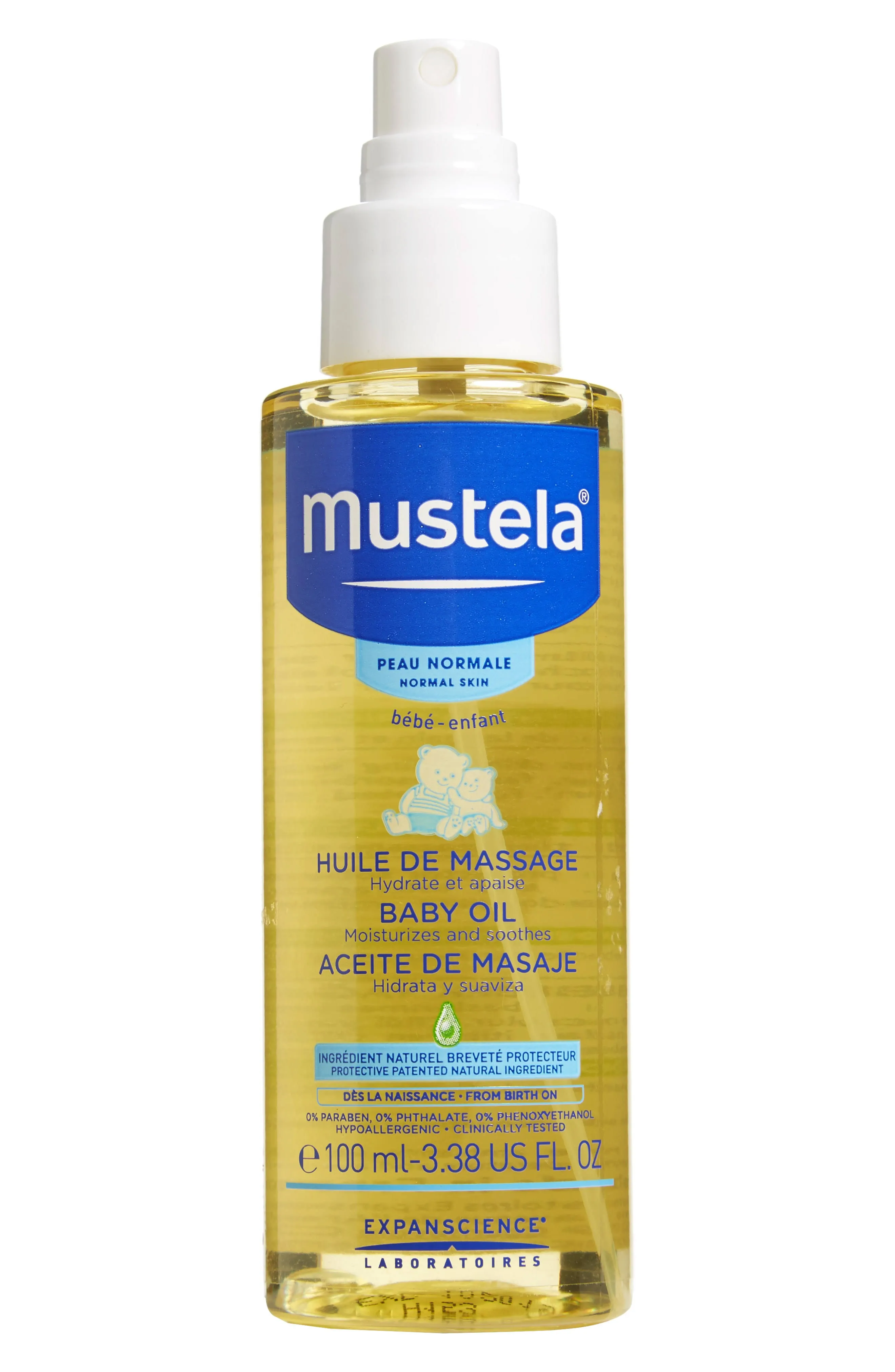 Mustela Baby Massage Oil 100ml